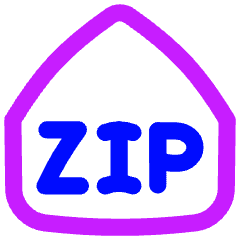 Zip Code Address Icon from Flex Neon Set