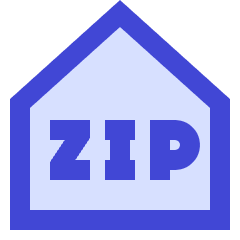 Zip Code Address Icon from Sharp Duo Set