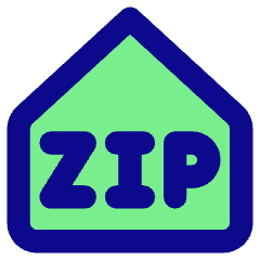 Zip Code Address Icon from Core Pop Set