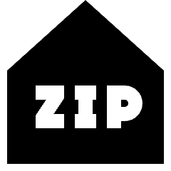 Zip Code Address Icon from Sharp Solid Set