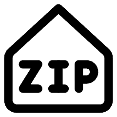Zip Code Address Icon from Core Line Set