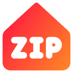 Zip Code Address Icon from Core Gradient Set