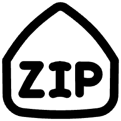 Zip Code Address Icon from Flex Line Set