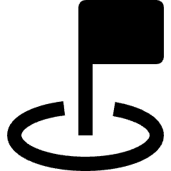 Maps Flag Icon from Nova Solid Set