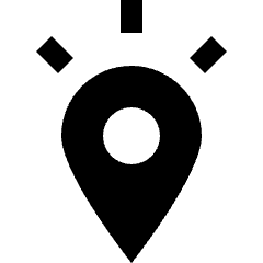 Maps Landmark Location Pin Icon from Nova Solid Set