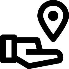 Maps Location Share Icon from Nova Line Set