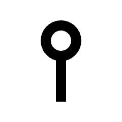 Maps Pin 2 Icon from Nova Line Icons Set