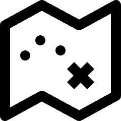 Maps Treasture Map Icon from Nova Line Icons Set