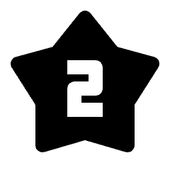 2 Star Fill Icon from Outlined Fill - Streamline Material Set