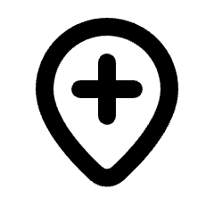 Add Location Icon from Rounded Line - Streamline Material Set