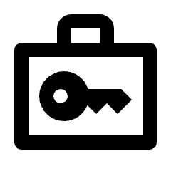 Baggage Locker Icon from Outlined Line - Streamline Material Set