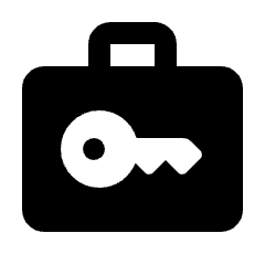 Baggage Locker Fill Icon from Rounded Fill - Streamline Material Set