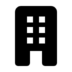 Building Fill Icon from Rounded Fill - Streamline Material Set