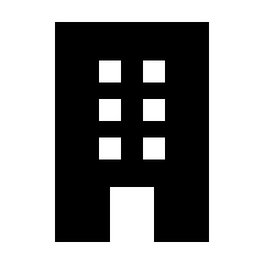 Building Fill Icon from Sharp Fill - Streamline Material Set