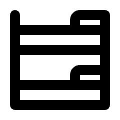 Bunk Bed Icon from Rounded Line - Streamline Material Set