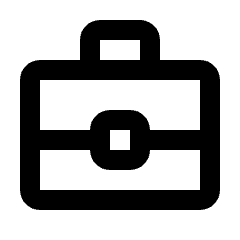 Business Center Icon from Rounded Line - Streamline Material Set