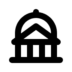 Capitol Icon from Rounded Line - Streamline Material Set