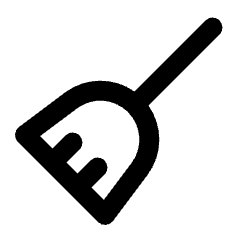 Cleaning Services Icon from Rounded Line - Streamline Material Set