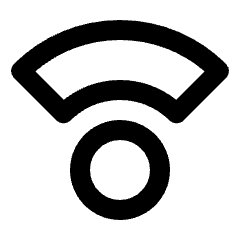 Compass Calibration Icon from Rounded Line - Streamline Material Set