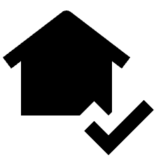 Confirm Home Fill Icon from Outlined Fill - Streamline Material Set