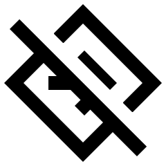 Directions Alt Off Icon from Sharp Line - Streamline Material Set