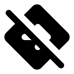 Directions Alt Off Fill Icon from Rounded Fill - Streamline Material Set