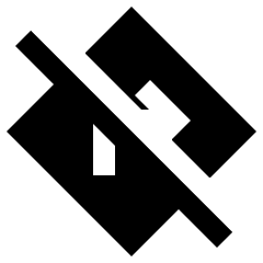 Directions Off Fill Icon from Sharp Fill - Streamline Material Set