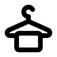 Dry Cleaning Icon from Rounded Line - Streamline Material Set