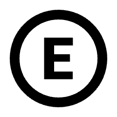 East Circle Icon from Sharp Line - Streamline Material Set