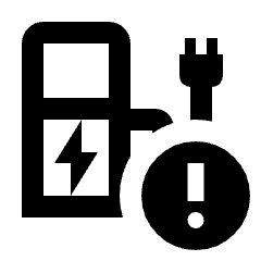 Electric Alert Icon from Outlined Line - Streamline Material Set