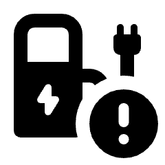 Electric Alert Fill Icon from Rounded Fill - Streamline Material Set