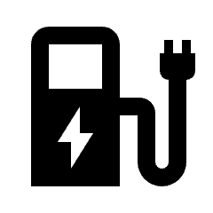 Ev Station Fill Icon from Outlined Fill - Material Pro Set