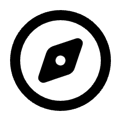 Explore Icon from Rounded Line - Streamline Material Set