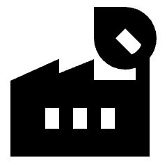 Factory Eco Fill Icon from Sharp Fill - Streamline Material Set