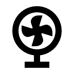 Fan Icon from Sharp Line - Streamline Material Set