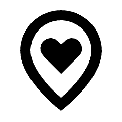 Favorite Location Icon from Sharp Line - Streamline Material Set