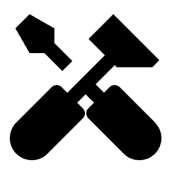 Handyman Fill Icon from Outlined Fill - Streamline Material Set