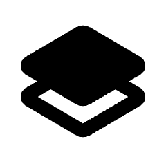 Layers Fill Icon from Rounded Fill - Streamline Material Set