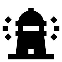 Lighthouse Fill Icon from Sharp Fill - Material Pro Set