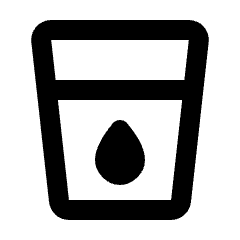 Local Drink Icon from Rounded Line - Streamline Material Set