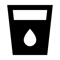 Local Drink Fill Icon from Sharp Fill - Streamline Material Set