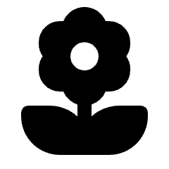 Local Florist Fill Icon from Rounded Fill - Material Pro Set