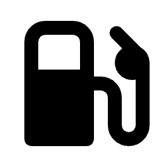 Local Gas Station Fill Icon from Rounded Fill - Material Pro Set