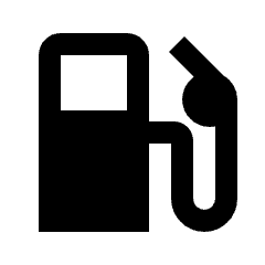 Local Gas Station Fill Icon from Outlined Fill - Material Pro Set
