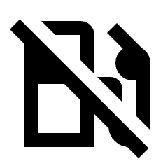 Local Gas Station Off Icon from Outlined Line - Streamline Material Set