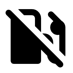 Local Gas Station Off Fill Icon from Rounded Fill - Material Pro Set