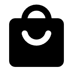 Local Mall Fill Icon from Rounded Fill - Streamline Material Set