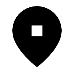 Location On Fill Icon from Sharp Fill - Streamline Material Set