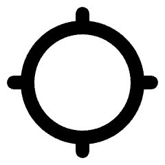 Location Searching Fill Icon from Rounded Fill - Streamline Material Set