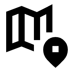 Map Location Icon from Sharp Line - Streamline Material Set